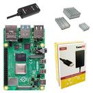 Kit CanaKit Raspberry Pi 4 4GB com PiSwitch, fonte de alimentação