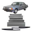 Kit Canaleta Pestana Borracha Vidro Opala 1985 À 90 4 Portas