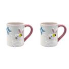Kit Caneca De Páscoa Coelho Garden 2 Peça 330ML Kit Caneca De Páscoa Coelho Garden 2 Peça 330ML