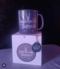 Kit caneca e chaveiro