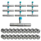 Kit Caneca E Emenda Com Ventil R134 12mm Alumínio 30 Unidades Kit Caneca E Emenda Com Ventil R134 12mm Alumínio 30 Unidades