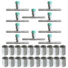 Kit Caneca E Emenda Com Ventil R134 6mm Alumínio 30 Unidades Kit Caneca E Emenda Com Ventil R134 6mm Alumínio 30 Unidades