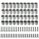 Kit Caneca E Salva Vida 6 8 10 12mm Alumínio 80 Unidades