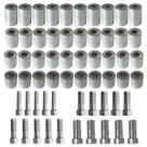 Kit Caneca E Salva Vida 6mm 8mm 10mm 12mm Alumínio 60 Peças