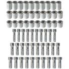 Kit Caneca E Salva Vida 6mm 8mm 10mm Alumínio 60 Unidades