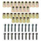 Kit Caneca E Salva Vida 6mm 8mm Aço 50 Unidades