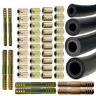 Kit Caneca Emenda E Mangueira Ar Cond 6mm 8mm 10mm 12mm Aço Kit Caneca Emenda E Mangueira Ar Cond 6mm 8mm 10mm 12mm Aço