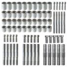 Kit Caneca Emenda E Salva Vida 6 8 10 12mm Alumínio 80 Peças