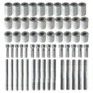 Kit Caneca Emenda E Salva Vida 6 8 10mm Alumínio 60 Unidades Kit Caneca Emenda E Salva Vida 6 8 10mm Alumínio 60 Unidades