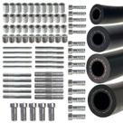 Kit Caneca Emenda Salva Vida Mangueira 6 8 10 12mm Alumínio Kit Caneca Emenda Salva Vida Mangueira 6 8 10 12mm Alumínio