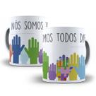 Kit Caneca Nós somos todos diferentes + almochaveiro Kit Caneca Nós somos todos diferentes + almochaveiro