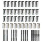 Kit Caneca Reduzida E Emenda 6 8 10 12mm Alumínio 56 Peças