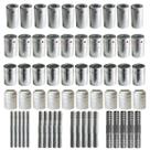 Kit Caneca Reduzida E Emenda 6 8 10 12mm Alumínio 60 Peças Kit Caneca Reduzida E Emenda 6 8 10 12mm Alumínio 60 Peças