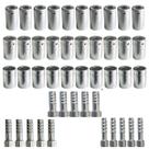 Kit Caneca Reduzida E Salva Vida 6 8 10mm Alumínio 45 Peças