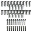 Kit Caneca Reduzida E Salva Vida 6mm 8mm Alumínio 50 Peças