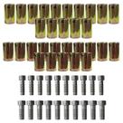 Kit Caneca Reduzida E Salva Vida 8mm 10mm Aço 50 Unidades
