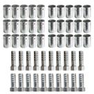 Kit Caneca Reduzida E Salva Vida 8mm 10mm Alumínio 50 Peças