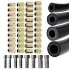 Kit Caneca Salva Vida E Mangueira 6mm 8mm 10mm 12mm Aço