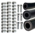 Kit Caneca Salva Vida E Mangueira 6mm 8mm 10mm Alumínio