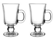 Kit Caneca Vidro Café Nespresso Dolce Gusto 220ml
