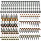 Kit Canecas E Conexões 6 8 10 12mm Alumínio 240 Unidades