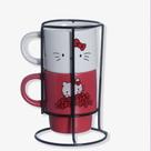 Kit canecas empilhaveis hello kitty