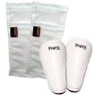 Kit Caneleira Adulto Branca e Porta Caneleira Branca Profix Kit Caneleira Adulto Branca e Porta Caneleira Branca Profix