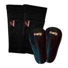 Kit Caneleira e Porta Caneleira Preta Adulto Profix Kit Caneleira e Porta Caneleira Preta Adulto Profix