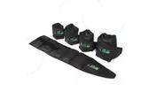Kit Caneleira Tornozeleira De Peso 3kg 4kg 5kg Emborrachado