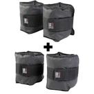 Kit Caneleiras de Peso Profissional Won Tornozeleira 2 kg 3 kg Academia Treino em Casa Musculação Parque