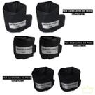 Kit Caneleiras Peso 03 pares Tornozeleiras 2kg 3kg e 5kg