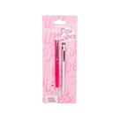 Kit Caneta 1.0mm E Lapiseira 0.7mm Pink Vibes LEONORA