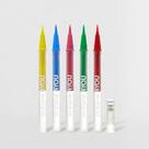 Kit Caneta Delineadora Flash Color Pen Neon 4you (5 Produtos)