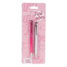 Kit Caneta e Lapiseira Pink Vibes - Leoarte