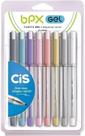 Kit Caneta em Gel Cis BPX 0.7mm e 1.0mm com 8 Cores