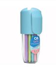 Kit Caneta Esferográfica BPX 0.7 Sortidas Azul Cis