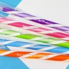 Kit Caneta Esferográfica Colorida Spiro Bazze Wave mini 5 unidades Tris