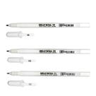 Kit Caneta Gel Branca Gelly Roll - Sakura Fina Média Grossa