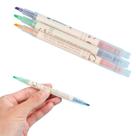 Kit Caneta Marca Texto Neon com Ponta Dupla 6 Cores
