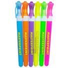 Kit Caneta Marca Texto Slim MasterPrint com 6 Cores Neon Kit Caneta Marca Texto Slim MasterPrint com 6 Cores Neon