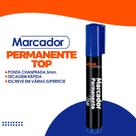 Kit Caneta Marcador Permanente Top Jocar Office 12 Unidades