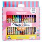Kit Caneta Paper Mate Kilometrica 100 1.0 mm Retratil Candy Pop Com 16 Cores Kit Caneta Paper Mate Kilometrica 100 1.0 mm Retratil Candy Pop Com 16 Cores