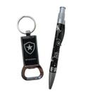 Kit Caneta Roller Ball + Chaveiro Abridor Botafogo Kit Caneta Roller Ball + Chaveiro Abridor Botafogo
