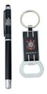 Kit Caneta Roller Ball Chaveiro Abridor Garrafas Corinthians Kit Caneta Roller Ball Chaveiro Abridor Garrafas Corinthians