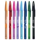 Kit Canetas Esferográficas 8 Cores Jet Lux Compactor