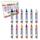 Kit Canetas Paint Marker 12 Cores Permanente Tecido Vidro