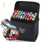 Kit Canetas Touch Marcador 60 Cores Para Colorir e Ilustrar Profissionalmente