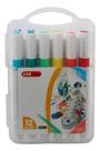 Kit Canetinha 12 Cores Marcador De Tinta Acrílica Caneta 12 Cores