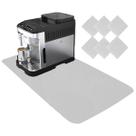 Kit Cantinho Do Café Tapete De Mesa 90x40cm Escritório + 6 Porta Apoio Copos