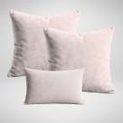 Kit Capa Almofada Decorativas Sala Sofá Quarto Cama 02 UN. 50x50cm e 01 UN. 30x50cm GLAMOUR